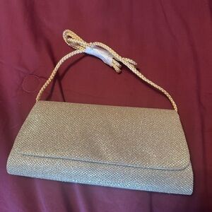 Elegant Gold Evening Clutch